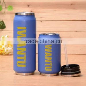 Hot Sale Stainless Steel Cup Zip-top Can Shape Mug thumbnail-3