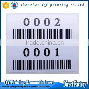 Cheap High Quality Custom Hot Selling Thermal Paper Sequential Number Label thumbnail-1