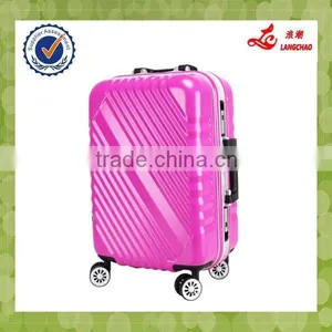 Four Colors Spinner Wheels Aluminum Protective Cover Luggage Hardshell PC Luggage thumbnail-3