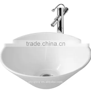 Italian Ceramic Round Shape Wash Basin S01 thumbnail-1