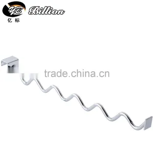 Metal Chrome Display Hook S Shape Hanging Tube Hooks thumbnail-1