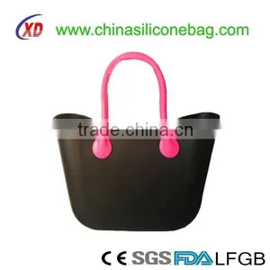 Large Capacity Fashion Silicone Handbag Soft Bag Cheap Designer for Women Tote Shopping Bag thumbnail-6