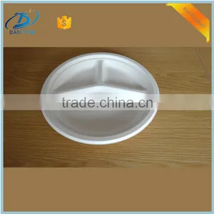 2016 Latest Disposable Paper Pulp Food Packaging Lunch Plate thumbnail-2