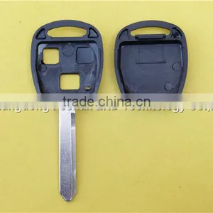 Blank 2 Button Remote Key Case for Toyota Corolla Camry Prado RAV4 FOB Shell TOY47 Blade thumbnail-5