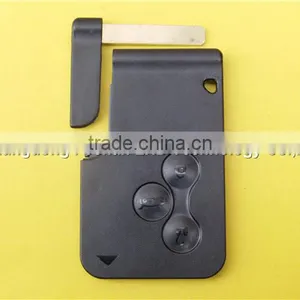 3 Button Key Card for Renault Megane Clio Key Smart Blank Card thumbnail-2