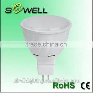 Hot Sales LED Lamp Cup, 110-240V 7.5W 2835SMD 18PCS MR16 LED Lamps, 3000K Plastic+AL 25000H LED Lights Made in China thumbnail-1
