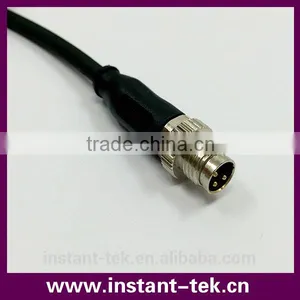 INST M12 4pin Female Waterproof Connector Assembly Cable Connector thumbnail-1