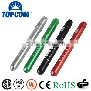 Wholesales Doctor Nurse Diagnostic LED Medical Pen Light With Pupil Gauge thumbnail-1