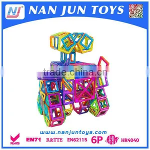 Toys Plastic Magnetic Building Blocks Magnetic Building Shapes for Kids thumbnail-6