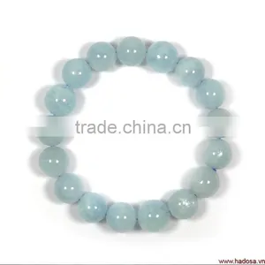 Aquamarine Stone, Aquamarine Bracelets , Aquamarinet Stone Bracelet Grade AA , thumbnail-1