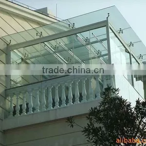 12mm Cutting Size Clear Tempered Glass thumbnail-1