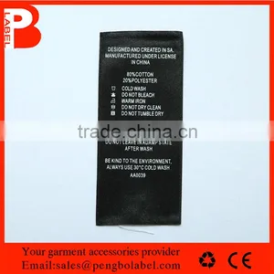 Printing Nylon Care Label for Garment From China Supplier thumbnail-1