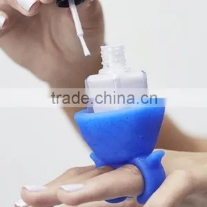 Nail Beauty Cosmetics Accessories Silicone Nail Polish Holder Quality Choice thumbnail-1