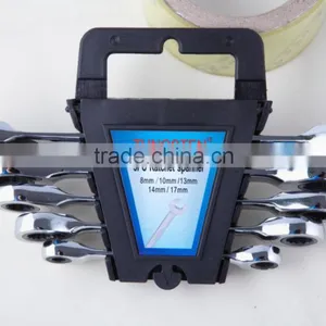 China Chrome Vanadium Hand Tool Set Wrench Set With Plastic Rack thumbnail-1