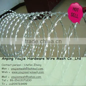 Galvanized & PVC Coated Razor Barbed Rope Hot Sell (factory) thumbnail-1