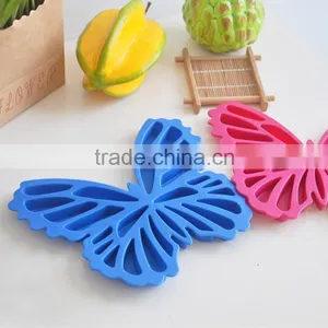 100% Food Grade FDA Free Personalized Custom Butterfly Shape Silicon Ice Tray thumbnail-2