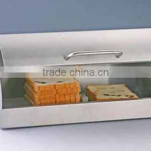 Stainless Steel Fabric Bread Box thumbnail-1