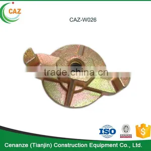 Galvanized Cast Iron Round Plate Nut for 15/17mm Tie Rod thumbnail-2