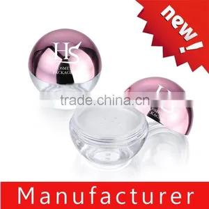 Cute Ball Shaped Empty Loose Powder Jar thumbnail-1