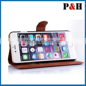 New Manufacturing Wholesale Custom Mobile Phone Leather Case for IPhone 6 thumbnail-5
