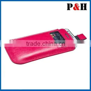 2015 Soft Leather Bag Case for Mobile Phone With Manufacture High Quality thumbnail-6