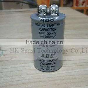 ABS 100MFD 250VAC Y.C.Capacitor thumbnail-1