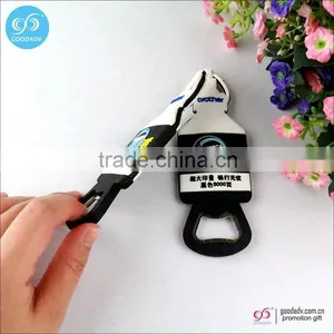 2016 OEM Promotion Gift Soft PVC Plastic Metal Open Bottle Cap Opener Quality Choice thumbnail-3