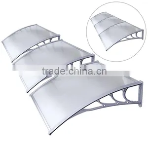Plastic Frame Polycarbonate Rain Tent Awning for Windows thumbnail-4