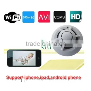 Smoke Detector IP Wireless Network P2P Hidden ip Camera Smoke Detector thumbnail-2