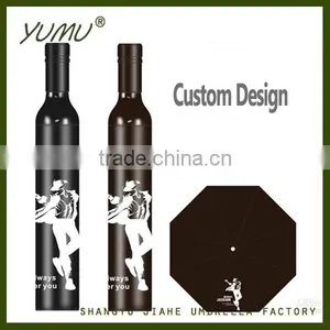 Logo Print Custom Wine Bottle Umbrella thumbnail-2