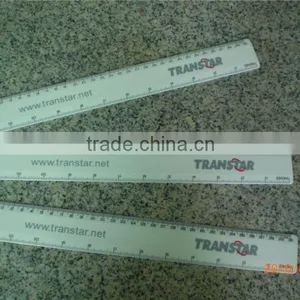 High Quality Plastic Ruler OEM Logo Design Colorful Printing Plastic Ruler 30cm thumbnail-4