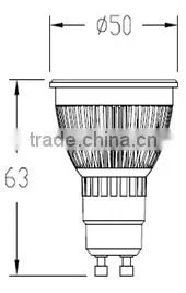 3W GU10 Sharp COB LED Spotlight thumbnail-3
