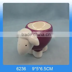Unique Design Decorative Egg Stands With Ceramic Sheep Figurine thumbnail-4