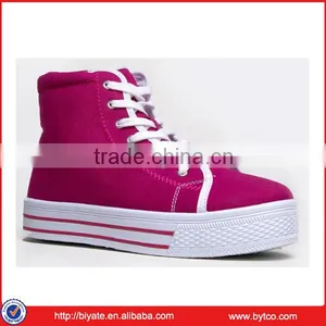 Street Casual Lace Up High Top Platform Sneaker Shoe,canvas Sneaker thumbnail-1
