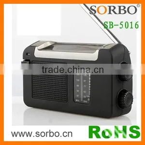 Portable Solar HandCrank Dynamo FM/AM Radio thumbnail-6