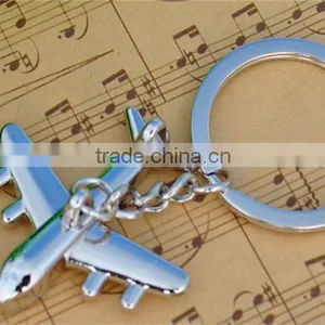 Keyring Mini Air Plane Metal Alloy Keychains Creative Gift Keyfob thumbnail-4