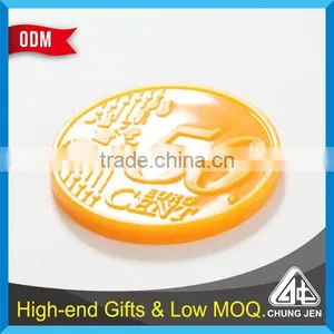 Best Selling Metal Plastic Made Cart Coin Custom Trolley Token thumbnail-3