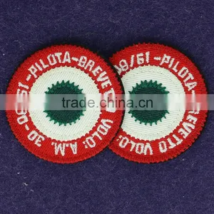 Custom Hight Quality Woven Patches Woven Tags Woven Badge for Clothing thumbnail-4