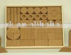 Cork Block for Toy Brick thumbnail-1