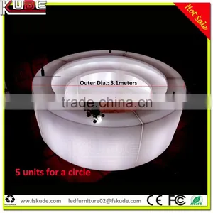 2016 New Illuminated Circle Combied Bar Counter With LED Light up thumbnail-1