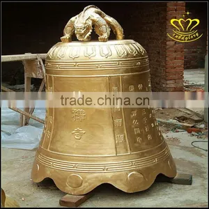 China Regional Feature Bronze Outdoor Shiny Bell Sculpture thumbnail-1