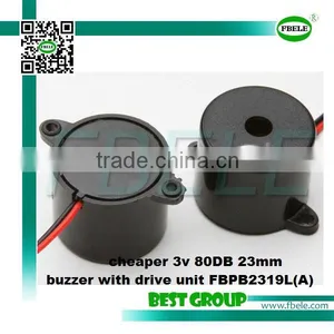 Cheaper 3v 80DB 23mm Buzzer With Drive Unit FBPB2319L(A) thumbnail-1