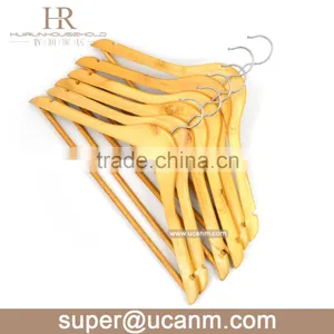 HRW-3011N B Grade Mix Wood Cheap Hanger for Clothes thumbnail-5