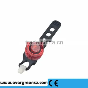 LED Tail Light Safety Warning Helmet Red Flash Light 3 Modes Wholesale Bike Lamp thumbnail-2