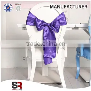 5% Discount! Plain Dyed Organza Chair Sash for Wedding Decoration thumbnail-4