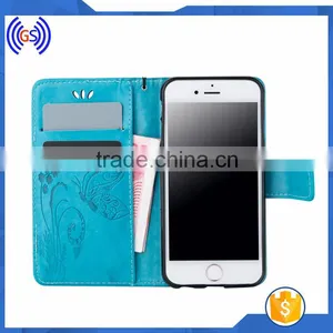 Card Slot PU Leather Case Stand Leather Phone Case for Iphone 7, Stand Phone Case for Iphone 7 thumbnail-1