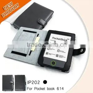 Hot New Products for 2014 Left Open Leather Case for Pocket Book 614 thumbnail-1