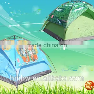 3-4 Person Double Layers Fiberglass Pole Camping Tent thumbnail-2