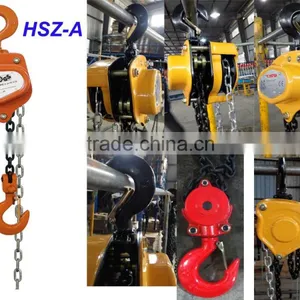 2016 CE APPROVED MANUAL HOIST/ CHAIN HOIST/ CHAIN BLOCK, 0.5T-50T, WITH G80 CHAIN thumbnail-5