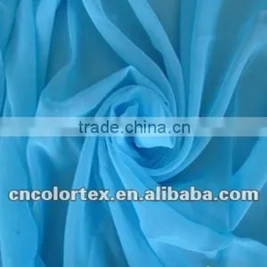 Spun Polyester High Twist Voile Fabric for Scarf 50s 60s 80s thumbnail-1